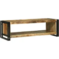 vidaXL Couchtisch Braun 120 x 50 x 38 cm Massivholz Mango