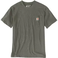 Carhartt - Workw Pocket S/S - T-Shirt Gr L grau