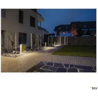 SLV Quadrasyl 75 - Wegeleuchte, grau