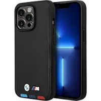 BMW Bmhmp14l22ptdk Iphone 14 Pro 6.1 Leather Stamp Tricol Handyhülle