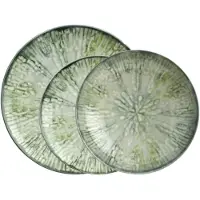 Sambonet 67351GA2, 4 Person(en), Porzellan, Grau, Fusion, Rund, 28 cm