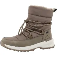 Kappa Damenschuhe Stiefel Gefüttert Winterstiefel Beige Freizeit