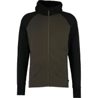 Stoic - MerinoFleece260 FlenSt. Zip Hoody - Merinohoodie Gr 3XL oliv/schwarz