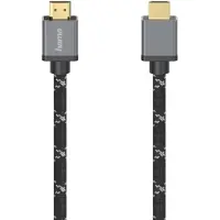 Hama HDMI-Kabel "Ultra High Speed HDMI-Kabel Stecker-Stecker 8K Metall HDMI-Kabel 1m", schwarz, 100cmcm, Kabel, HDMI-Kabel