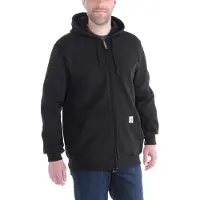 Carhartt Fleecejacke Zip Hooded Sweatshirt Schwarz Herren-XS