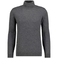 Ragman Rundhalspullover , Herren, Gr. 56, grau (anthrazit), Strick, 90% Wolle 10% Baumwolle, ohne Ausschnitt, Pullover Rundhalspullover