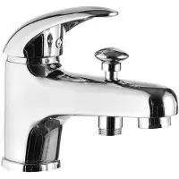 A&n&a aqualine Aqualine Waschtischarmatur mit Umsteller, Chrom