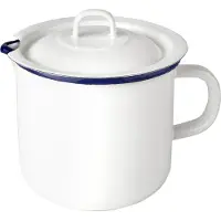 Ibili Vintage Blanca Milchkocher Mit Deckel 14 Cm