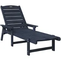 vidaXL Sonnenliege 2 stk. Polyethylen Marineblau