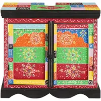 vidaXL Waschbeckenunterschrank Braun 60 x 35 x 55 cm Massivholz Mango