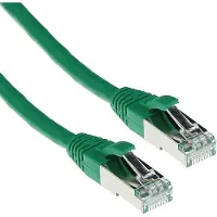 ACT FB7751, 1,5 m, Cat6a, S/FTP (S-STP), RJ-45, RJ-45, Grün