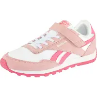 Reebok Sneaker CLASSIC "GLIDE LOW ELASTIC & TOP STRAP", Mädchen, Gr. 32, rosa (ftwrweiß, subtlepink, passionpink), Leder, Synthetik, Textil, Schuhe Sneaker