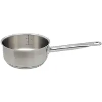 Elo 2431626 Stielkasserolle aus Edelstahl, 16 cm, Induktionskochtopf, für alle Herdarten, Edelstahl, 16 x 7 cm, Grau 4