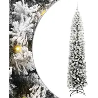 vidaXL Künstlicher Weihnachtsbaum mit 300 LEDs mit Ständer Grün 240 cm