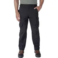 Carhartt Relaxed Straight Steel Rugged Flex Ripstop Double-front Cargo Pant black (BLK) W34 L30