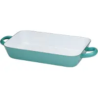 Riess Classic Bratpfanne 29/18 cm Medium Nature green Brat- Backform Emaille