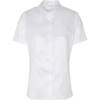 Eterna Damen Bluse Modern Classic 5008-00-H708 kurzarm Gr. 44 weiß