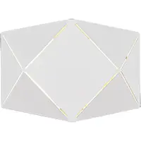 TRIO LED-Wandlampe Zandor in Weiß, Breite 18 cm