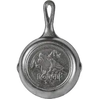 Lodge Pfanne – Padella Tonda, Durchmesser 16,51 cm, Logo: Lupo