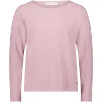 Betty & Co Strickpullover "Strickpullover mit Rundhalsausschnitt", Damen, Gr. 42, rosa (rose melange), Obermaterial: 50% Viskose CV. 27% Polyamid PA. 23% Polyester PES., Pullover Strickpullover