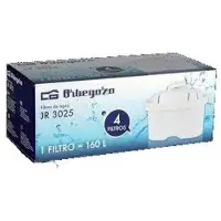 Orbegozo JR 3025, Manueller Wasserfilter, 2,4 l, Transparent, Weiß