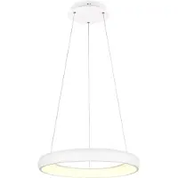 TRIO LED-Hängeleuchte Cardona, Ø 62 cm, weiß, CCT, Metall