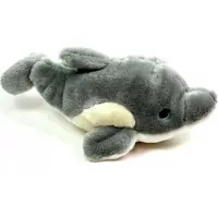 Uni Toys Uni-Toys Delfin Stofftier Kuscheltier Grau 20cm ZOO