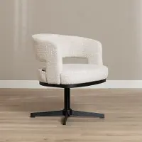 Bronx Bronx71 Sessel Gino drehbar melierter Stoff beige