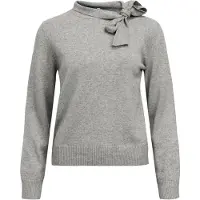 Object Schleifenverzierter Strickpullover