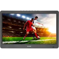 Denver LED-1033, 25,6 cm (10.1"), 1024 x 600 Pixel, HD, LED, DVB-T2, Schwarz