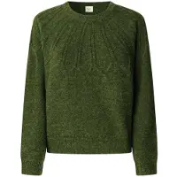Pepe Jeans für Damen. PL7000061 Claudia Pullover grün (XS), Lässig, Polyester
