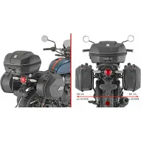 Givi Seitenträger Pl One-Fit Monokey Royal Enfield Bear 650 25- Stahlrohr blau