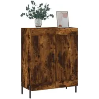 vidaXL Sideboard Räuchereiche 69,5x34x90 cm Holzwerkstoff