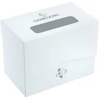 GameGenic Side Holder 80+ Weiß Kartenbox zur Kartenaufbewahrung