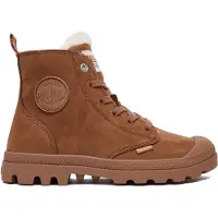 Palladium Pampa Hi Zip Wool In Tan Brown For Women – 5 UK - 38 EU - 7 US / Tan Brown