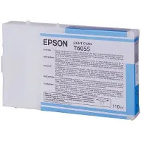 Epson Singlepack Light Cyan T605500, Cyan, Tinte auf Pigmentbasis, 110 ml, 1 Stück(e), Einzelpackung