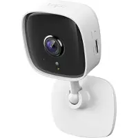 TP-LINK Heimsicherheits-WLAN-Kamera, IP-Sicherheitskamera, Drinnen, Kabellos, CE, IC, RCM, Tisch/Wand, Schwarz, Weiß