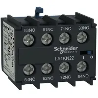 Schneider Electric LA1KN40 Hilfsschalterblock, 4S, Schraubklemmen