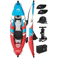 Aqua Marina Steam K2 Professional Aufblasbares Kajak-set , 412 x 80 cm , 412 x 80 cm