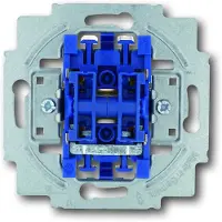 Busch-Jaeger 2020 US-205-101, 2P, Blau, Metallisch, CE, RoHS, 250 V, 10 A, 71 mm