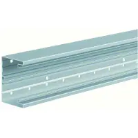 Hager BRA651001ELN Brüstungskanal-Unterteil frontrast BRA 68x100mm OT 80mm aus Alu natureloxiert - 2 Meter