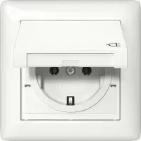 Gira 415703, Schuko, 1 Modul(e), Weiß, 250 V, 16 A, 29 mm