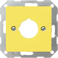 Gira 027102 - Aluminium - Gelb - konventionell - 1 Stück(e)