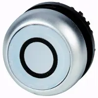 Eaton Power Quality Eaton 216927 Leuchtdrucktaste, RMQ-Titan, flach, tastend, grün, unbeschriftet, Frontring Titan M22-DL-G