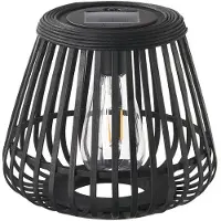Pauleen LED-Solar-Tischlampe SUNSHINE GLIMMER, schwarz, IP44