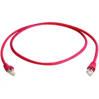 Telegärtner Patchkabel S/FTP, Cat.6A, LSOH, rot, 10 m