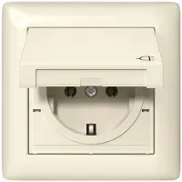 Gira Standard 55 IP44 Schuko Steckdose Mit Scharnierabdeckung - 415701