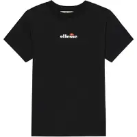 Ellesse T-Shirt "DURARE 2 TEE", Kinder, Gr. 12/13, schwarz, Jersey, Obermaterial: 100% Baumwolle, unifarben, Basic normal, Rundhals, Shirts T-Shirt, mit Kurzarm, aus Baumwolle