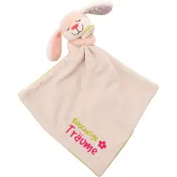 Nici Mit Stofftierkaninchen Auf Der Kopfkarte Doudou 22x22 Cm 12 Cm