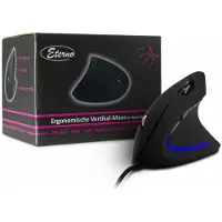 Inter-Tech Eterno KM-206WR Maus - USB 2.0 - Optisch - 6 Taste(n) - 1 - Kabel - 2400 dpi Auflösung - Rechtshändig